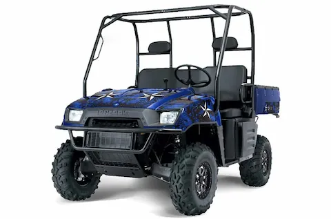 Polaris Ranger 500 / 700 XP with the Northstar Blue graphic kit