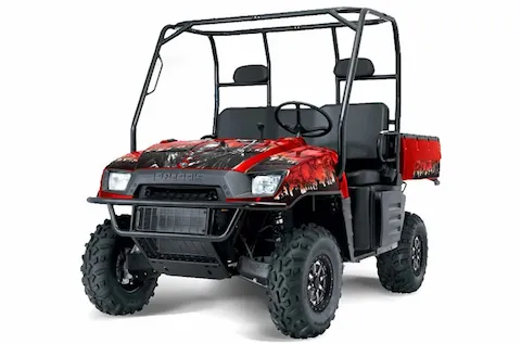 Polaris Ranger 500 / 700 XP with the Reaper Red graphic kit