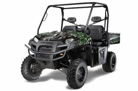 Polaris Ranger XP 500 / 800 / 900D 4x4 EFI with the Reaper Green graphic kit
